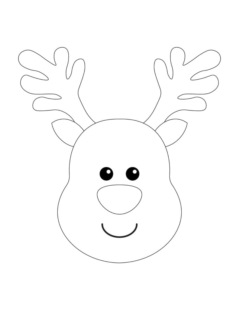 Reindeer Template Free Printable Printable Templates Online By Paul 