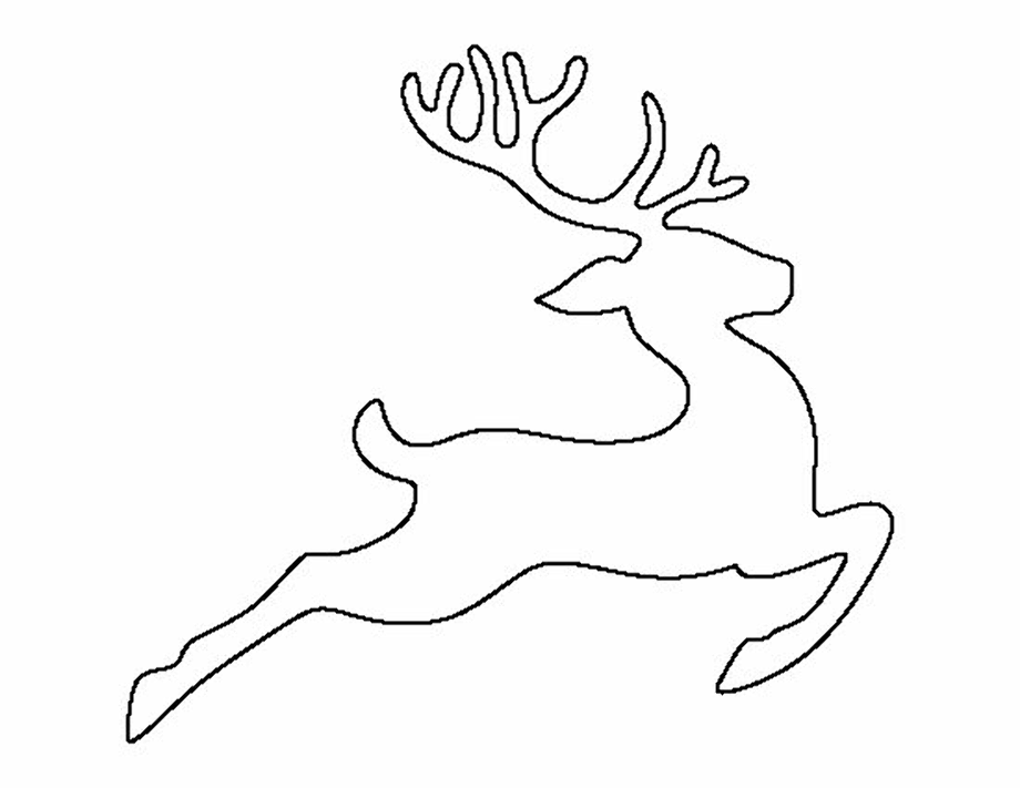 Reindeer Template Printable