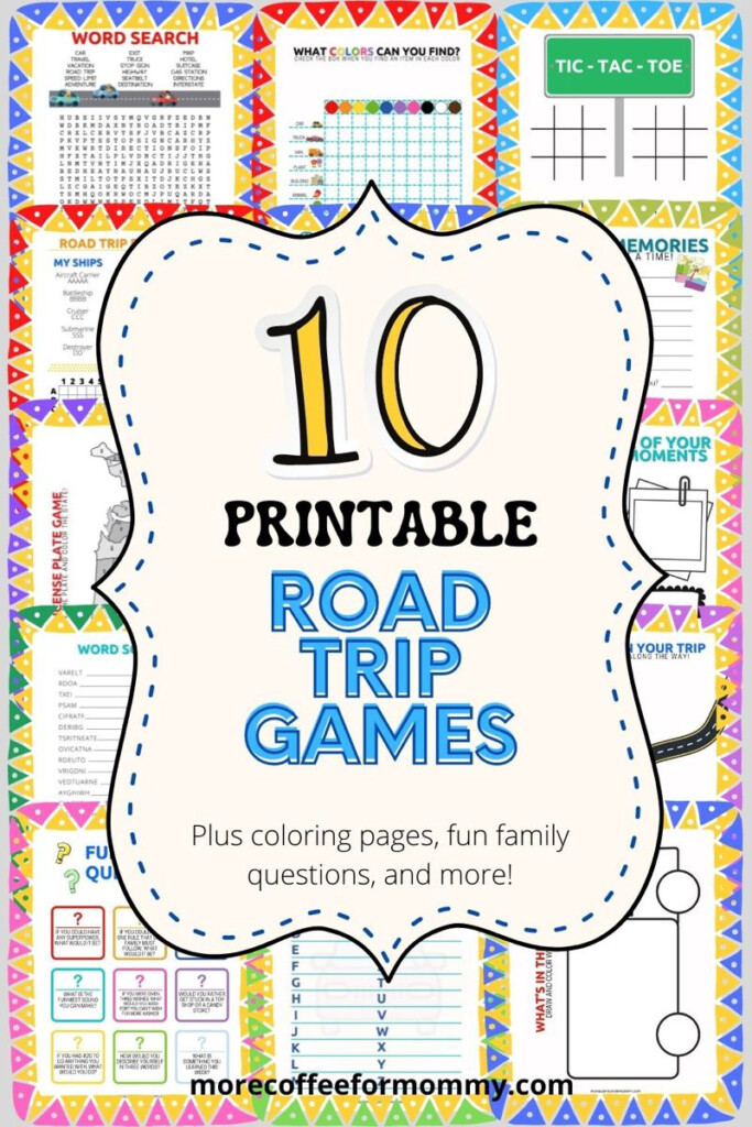 Road Trip Games Free Printable Printable New Year Banners