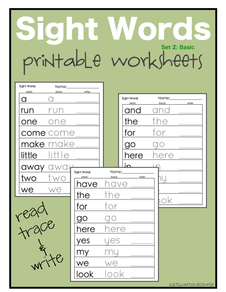 Sight Words Printable Australia Words Print
