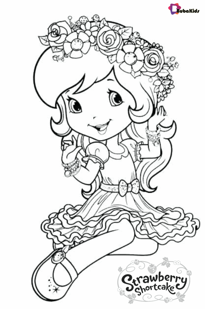 Strawberry Shortcake Coloring Pages Free Printable FREE Printable A Z