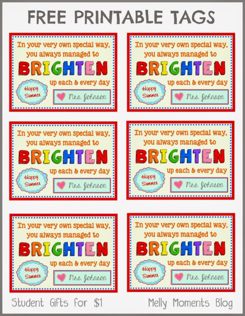 STUDENT GIFT TAGS TEACHER THANK YOU TAGS Student Teacher Gifts End 