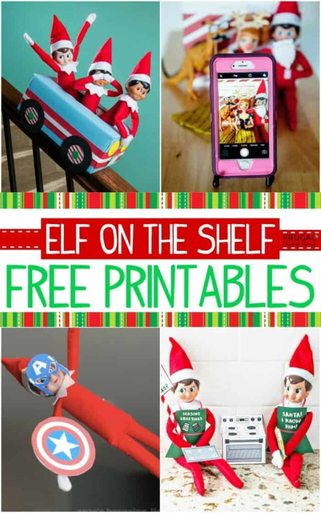 Template Free Elf On The Shelf Printables The Kids Know He Is Watching 