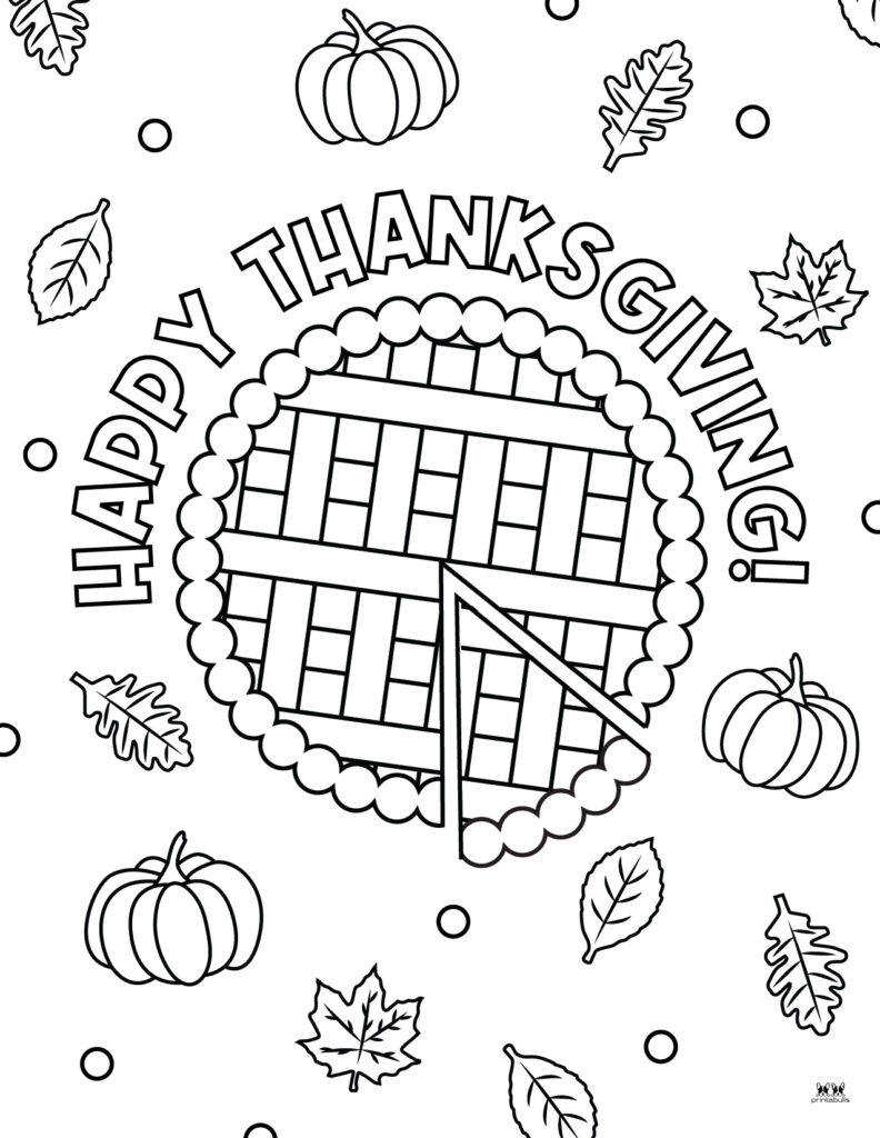 Thanksgiving Free Printable Coloring Pages