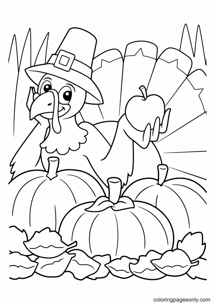 Thanksgiving Free Printable Coloring Pages