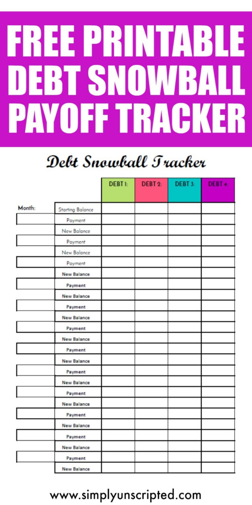 The Debt Snowball Method A Complete Guide With Free Printables Free 