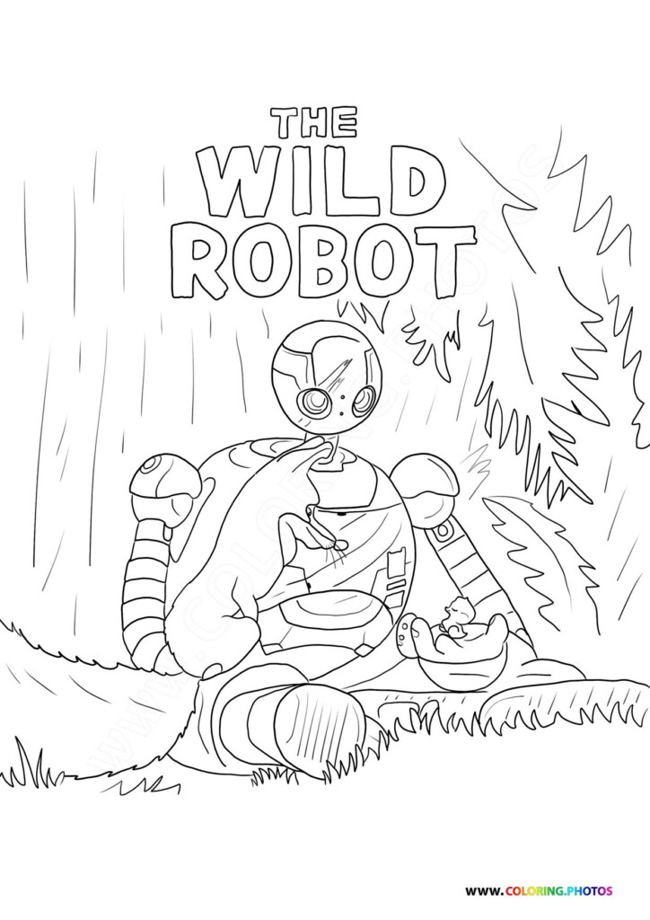 The Wild Robot Coloring Pages Coloring Nation