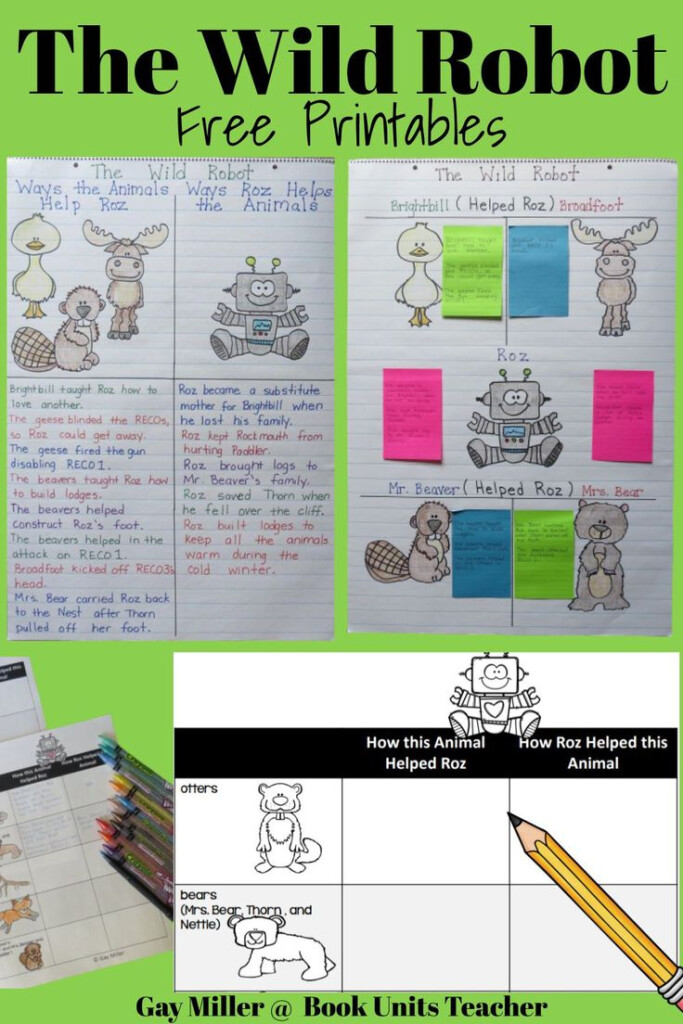 The Wild Robot Free Writing Printable