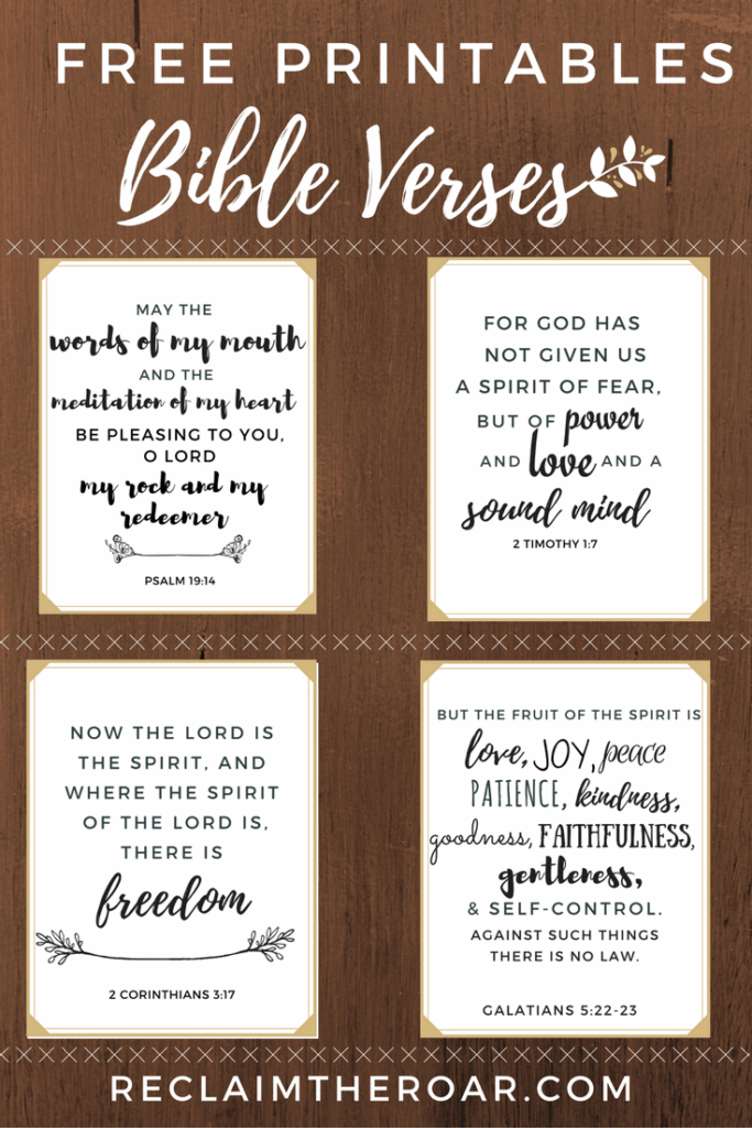 These Printable Bible Verses Are Free And Are Perfect To Help Your 