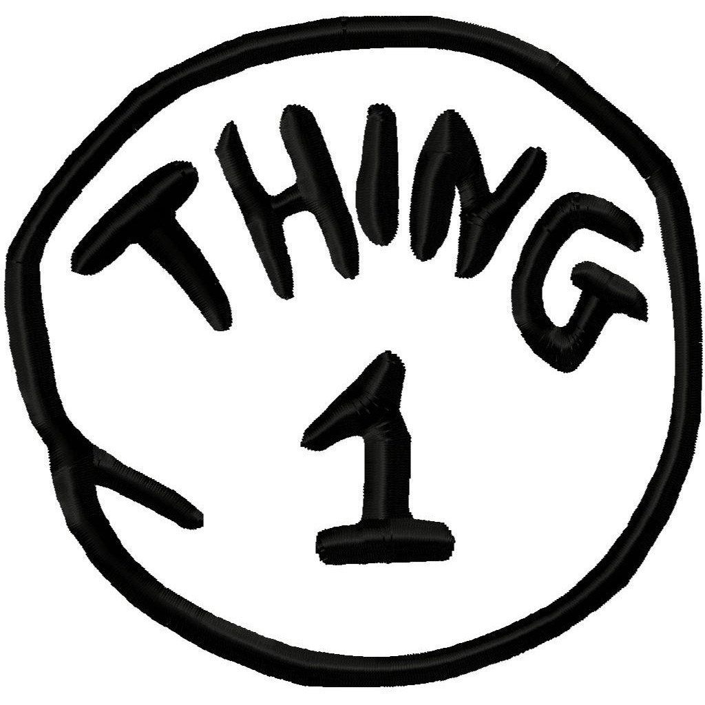 Thing 1 And Thing 2 Printable Template Seuss Coloring Pages T Thing 