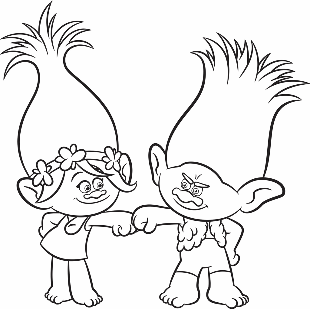 Trolls Coloring Pages At GetDrawings Free Download