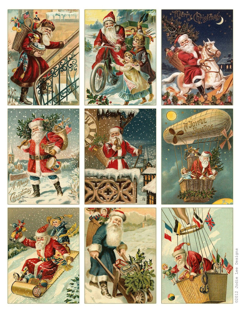Vintage Christmas Free Printables BESTHOMISH