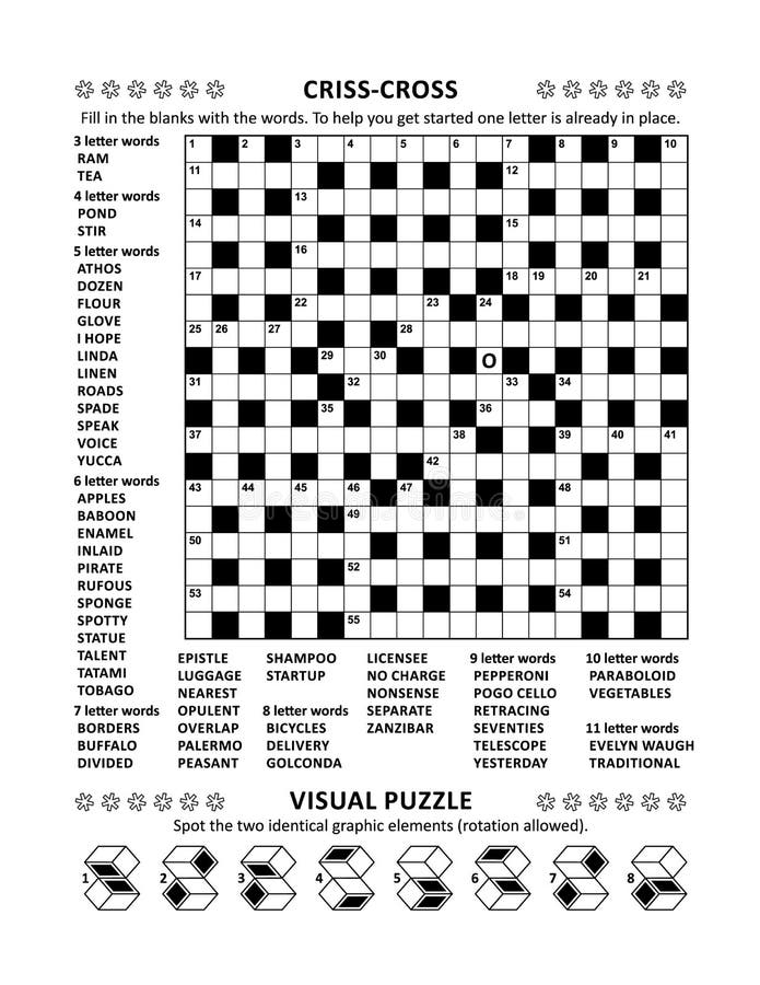 Word Fill Puzzles Printable