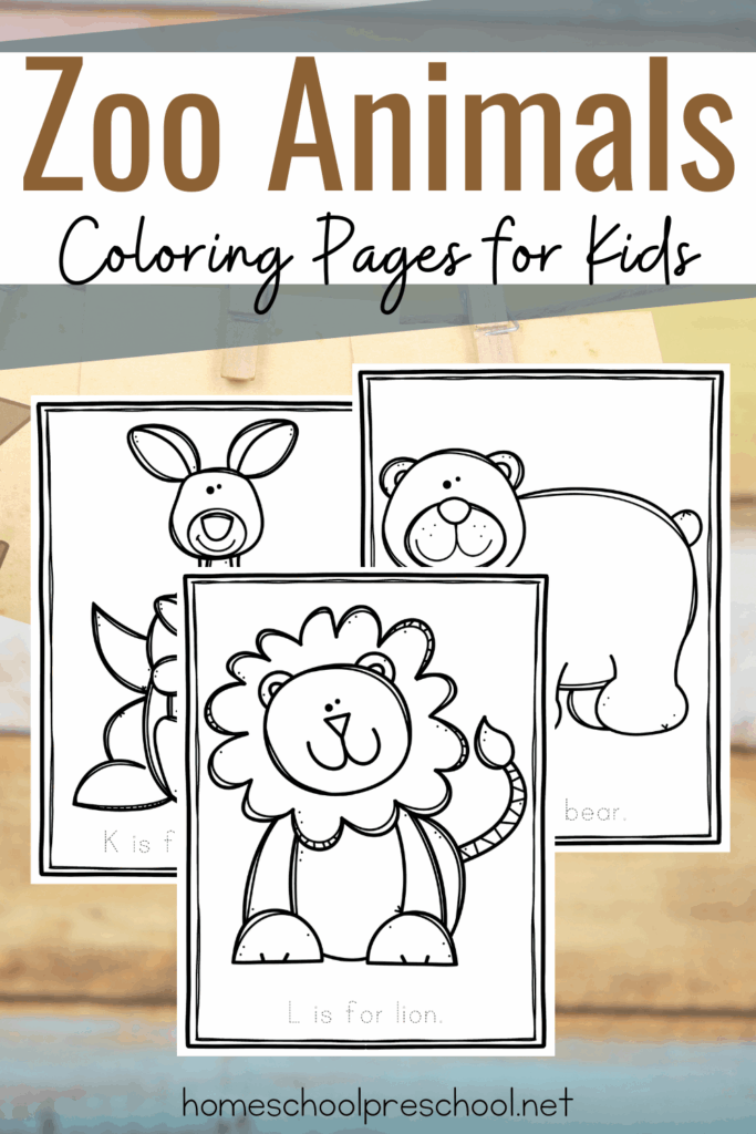 Zoo Coloring Pages Free Printable