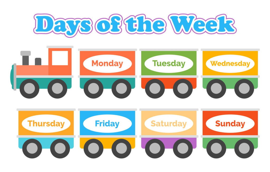 10 Best Printable Days Of The Week Train PDF For Free At Printablee 