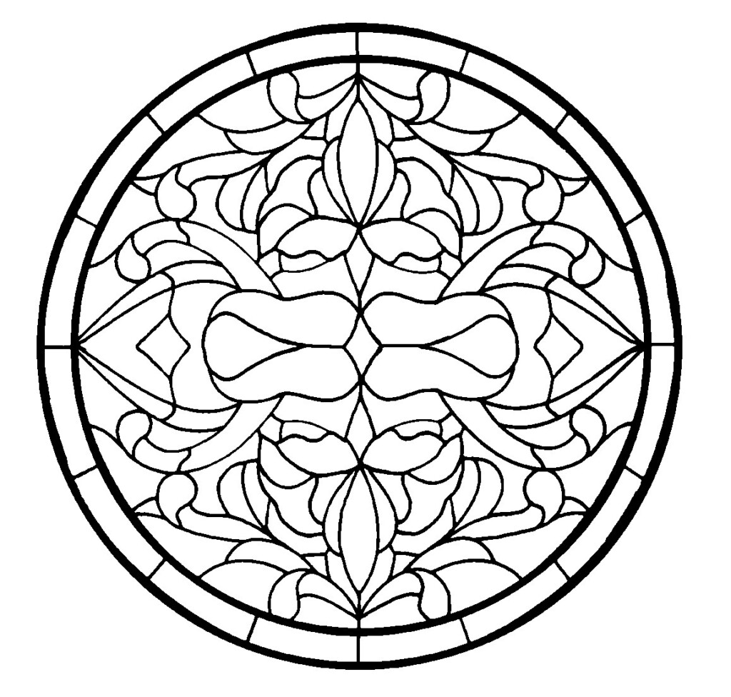 45 Simple Stained Glass Patterns Guide Patterns Free Printable 