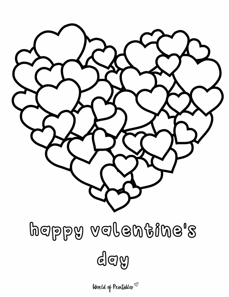 50 Valentine 39 s Day Coloring Sheets Valentine Coloring Pages 