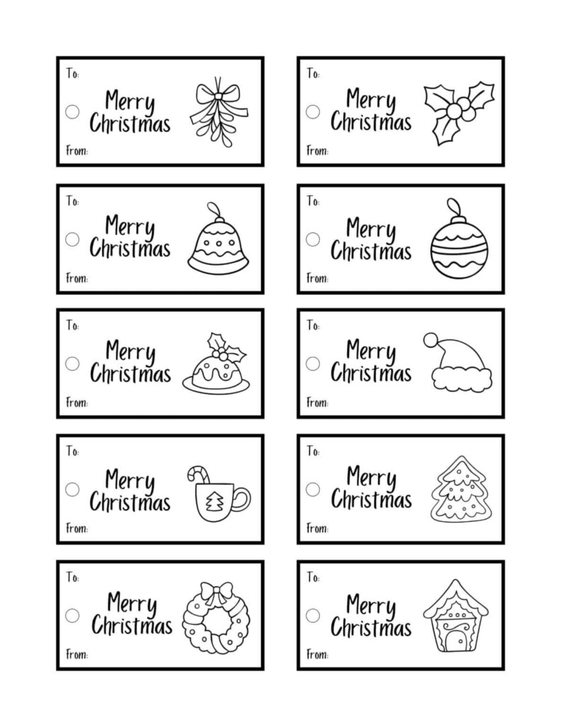 67 Christmas Gift Tags Free Printable Parties Made Personal