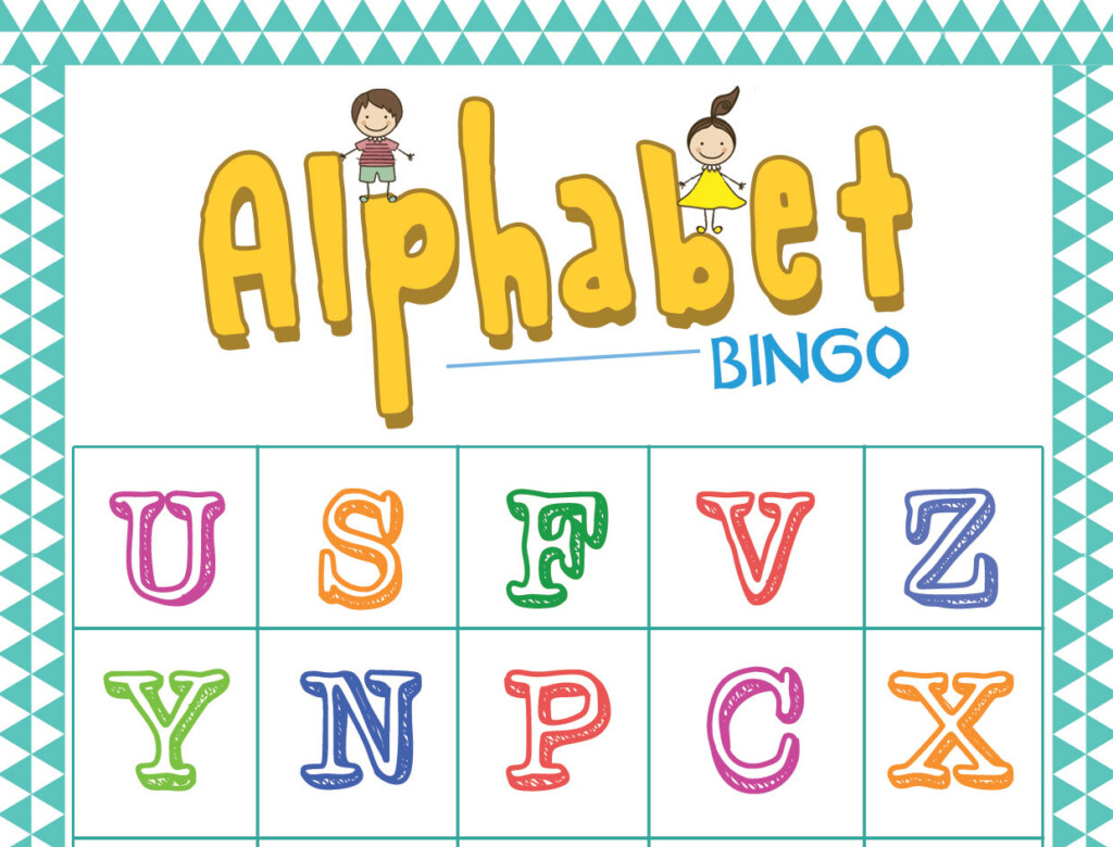 Alphabet Bingo Free Printable Stay At Home Mum