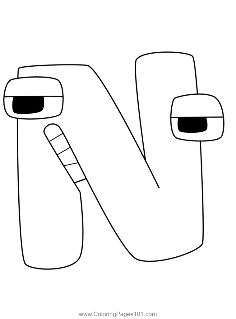 Alphabet Lore Coloring Pages Free Printable In Coloring Pages Sexiz Pix