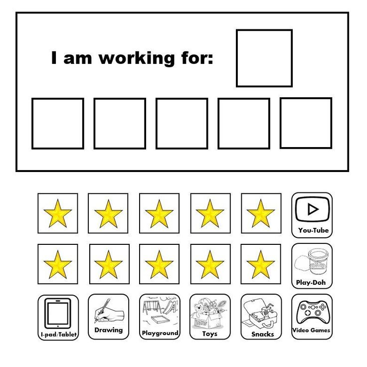 Basic Token Board Printable Etsy Canada Token Economy Token Board 