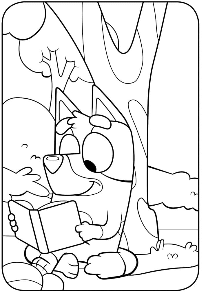 Bluey Coloring Page Free Printable Coloring Pages For Kids