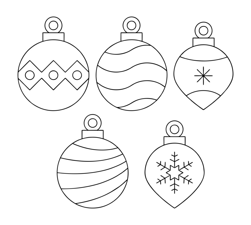 Christmas Ornament Stencils 13 Free PDF Printables Printablee