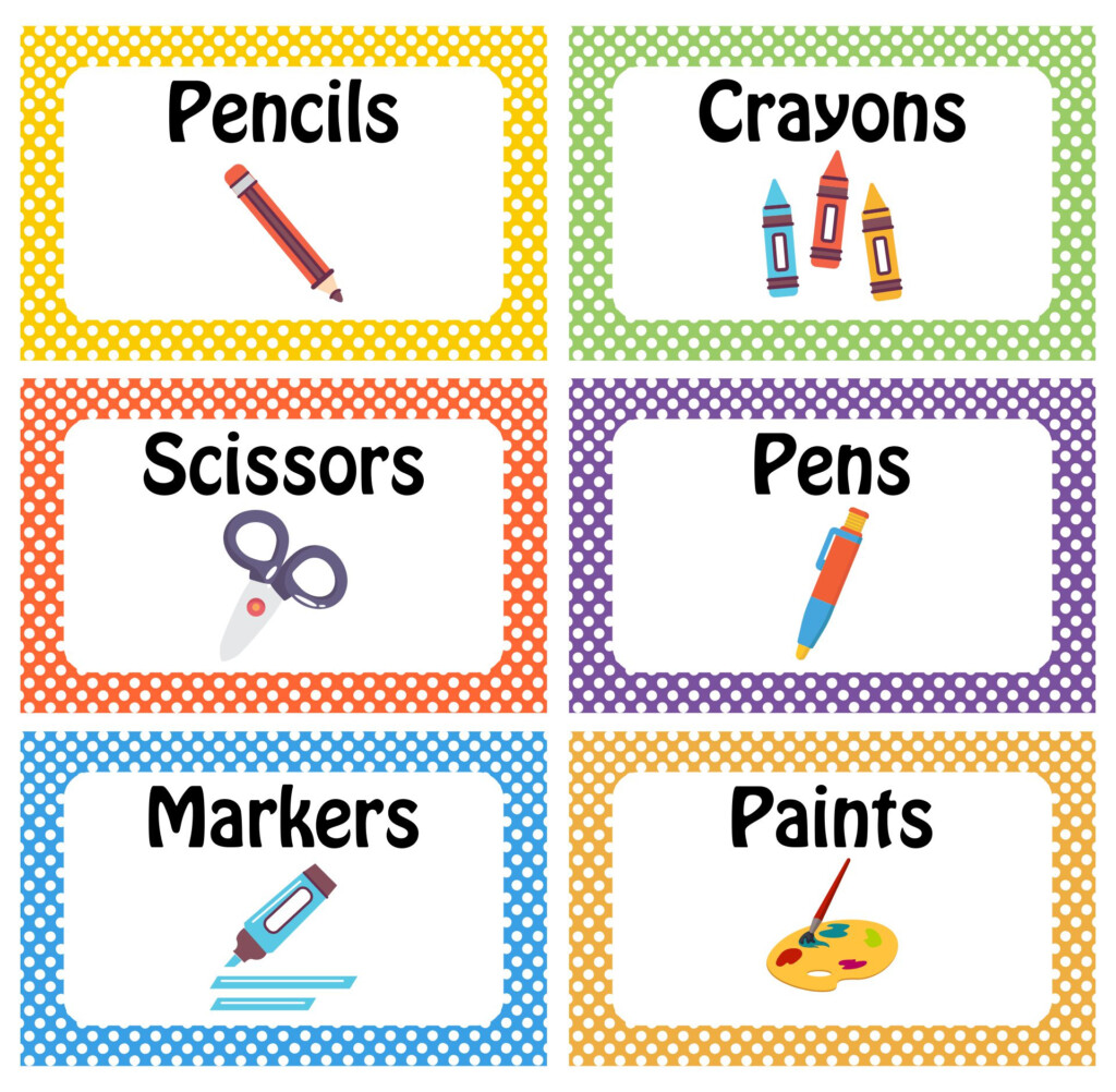 Classroom Labels 10 Free PDF Printables Printablee