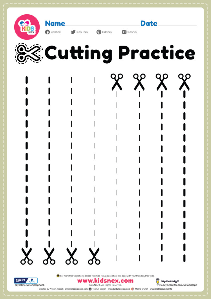 Cutting Practice Printables