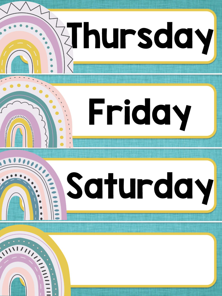 Days Of Week Labels Printable Planner Addicts Printab Vrogue co