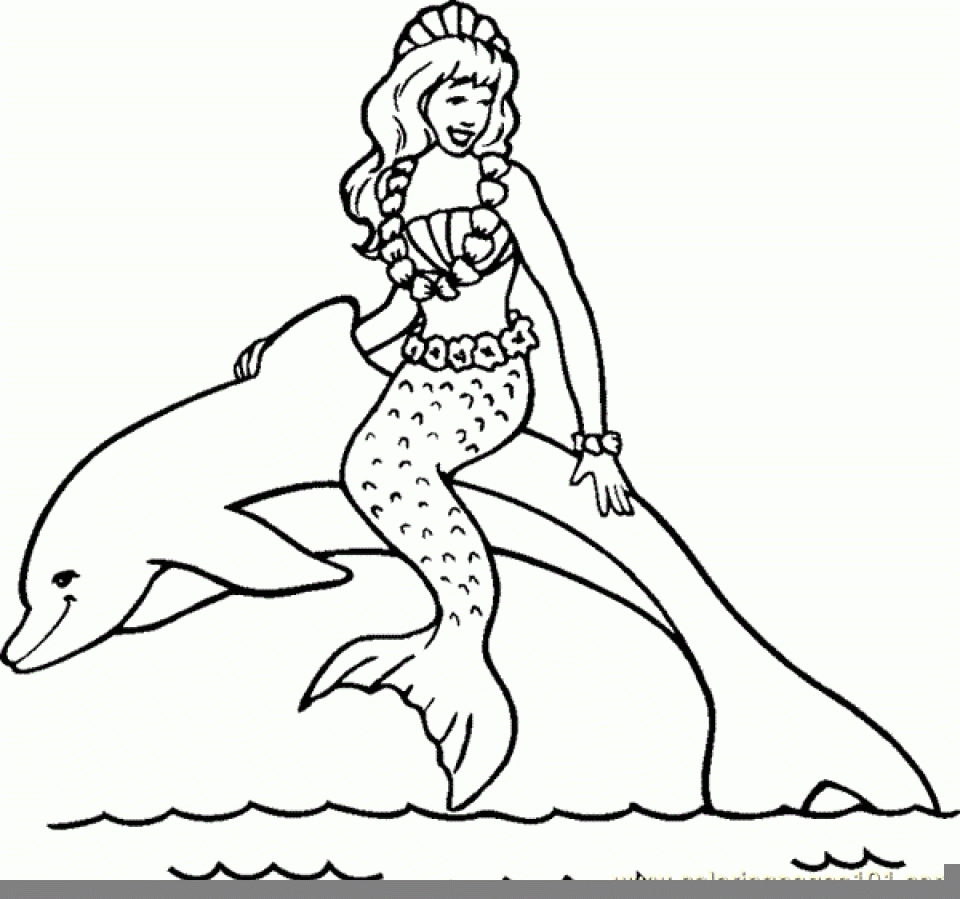 Dolphin Colouring Pages Free Printable