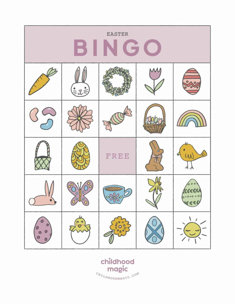 Easter Bingo Childhood Magic