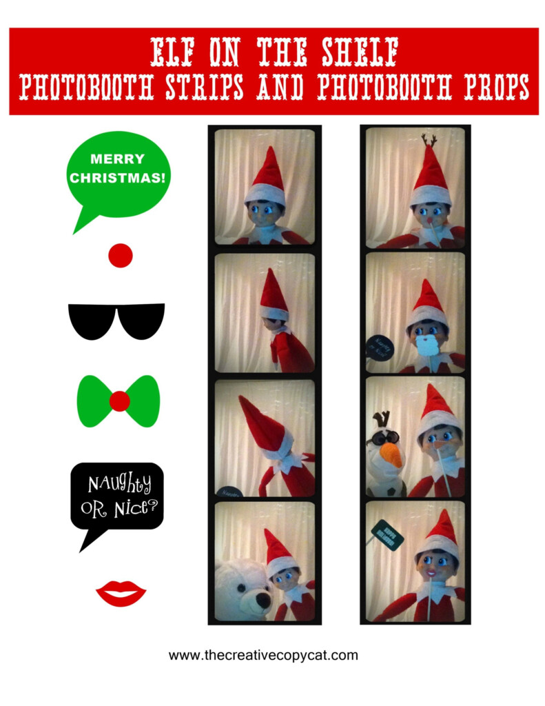 Elf On The Shelf Printable Props Free Free Printable