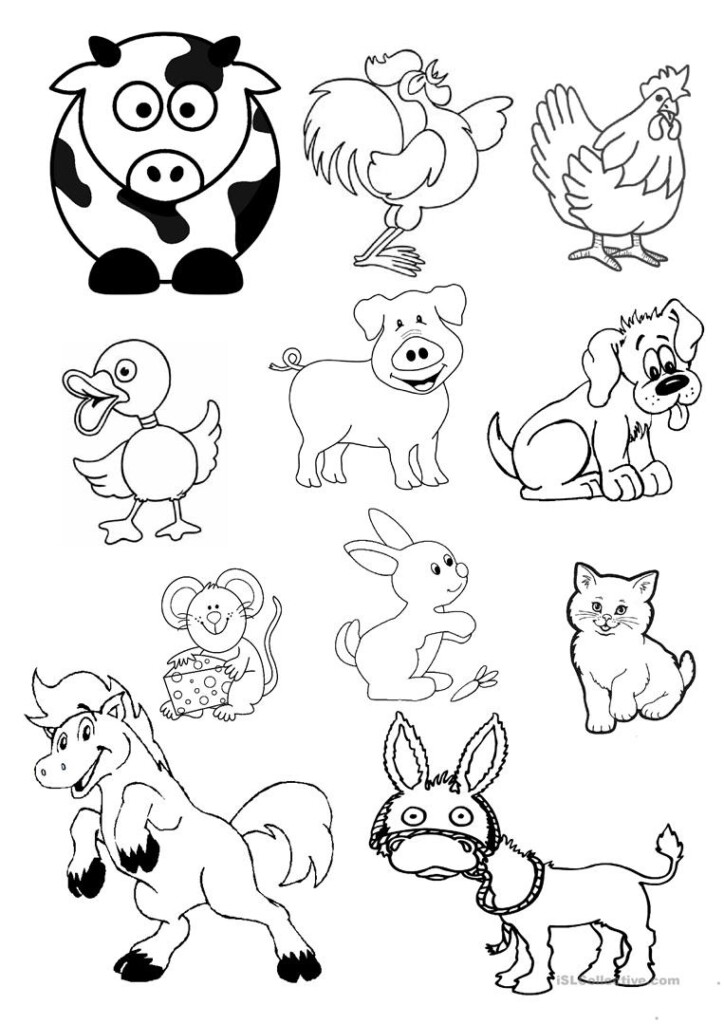 Farm Animals Cut Outs Kaza psstech co Free Printable Farm Animal 