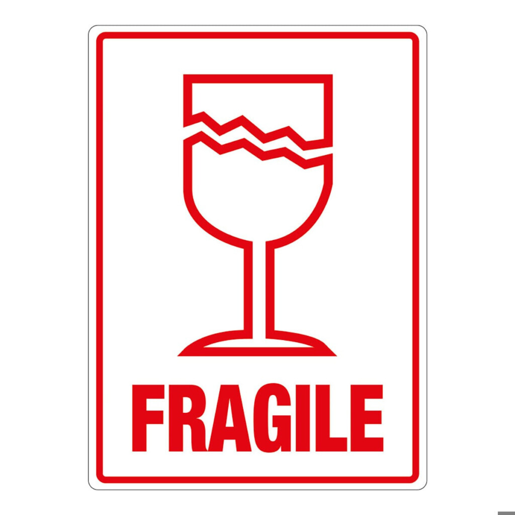 Fragile Image Parcel Labels Hub Packaging Printable Labels