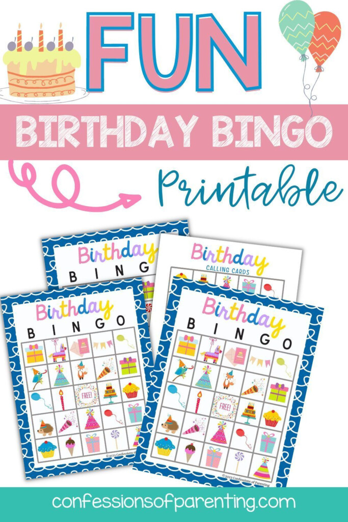 Free Birthday Bingo Download Bingo Games For Kids Free Birthday 