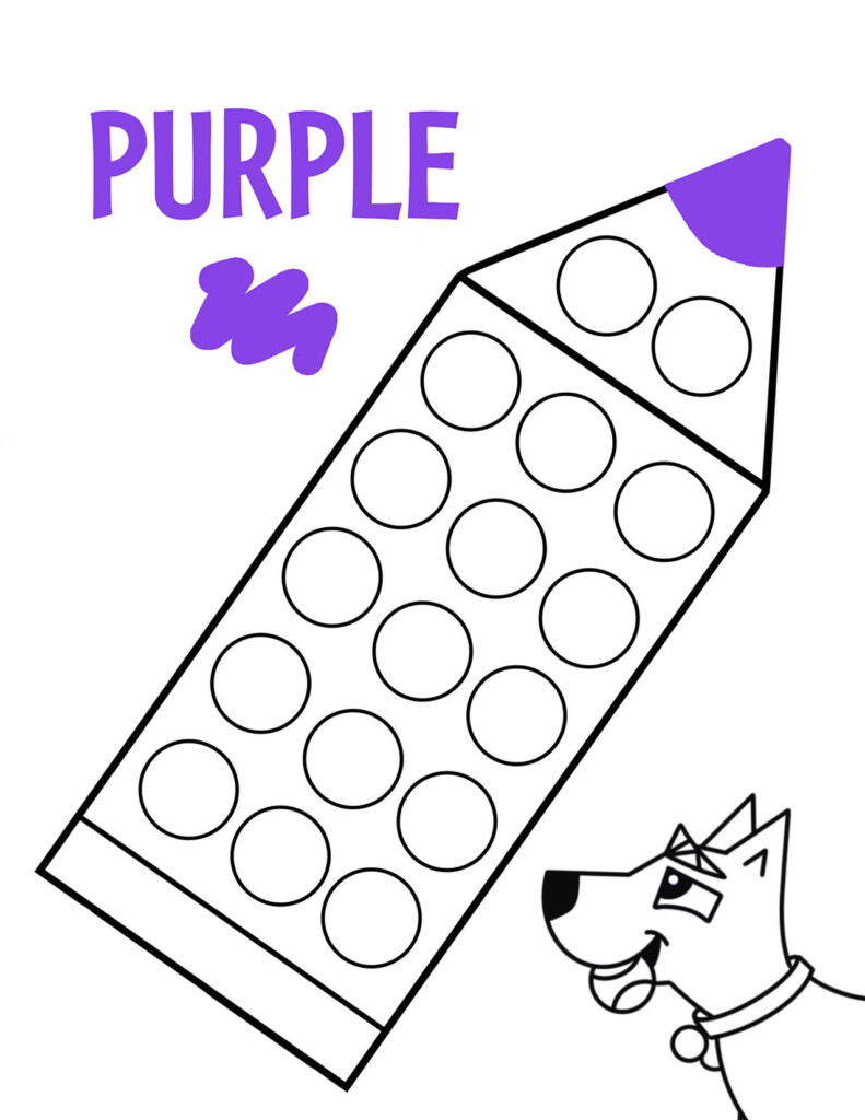Free Dot Dot Printables By Color Hollydog Themed The Hollydog Blog