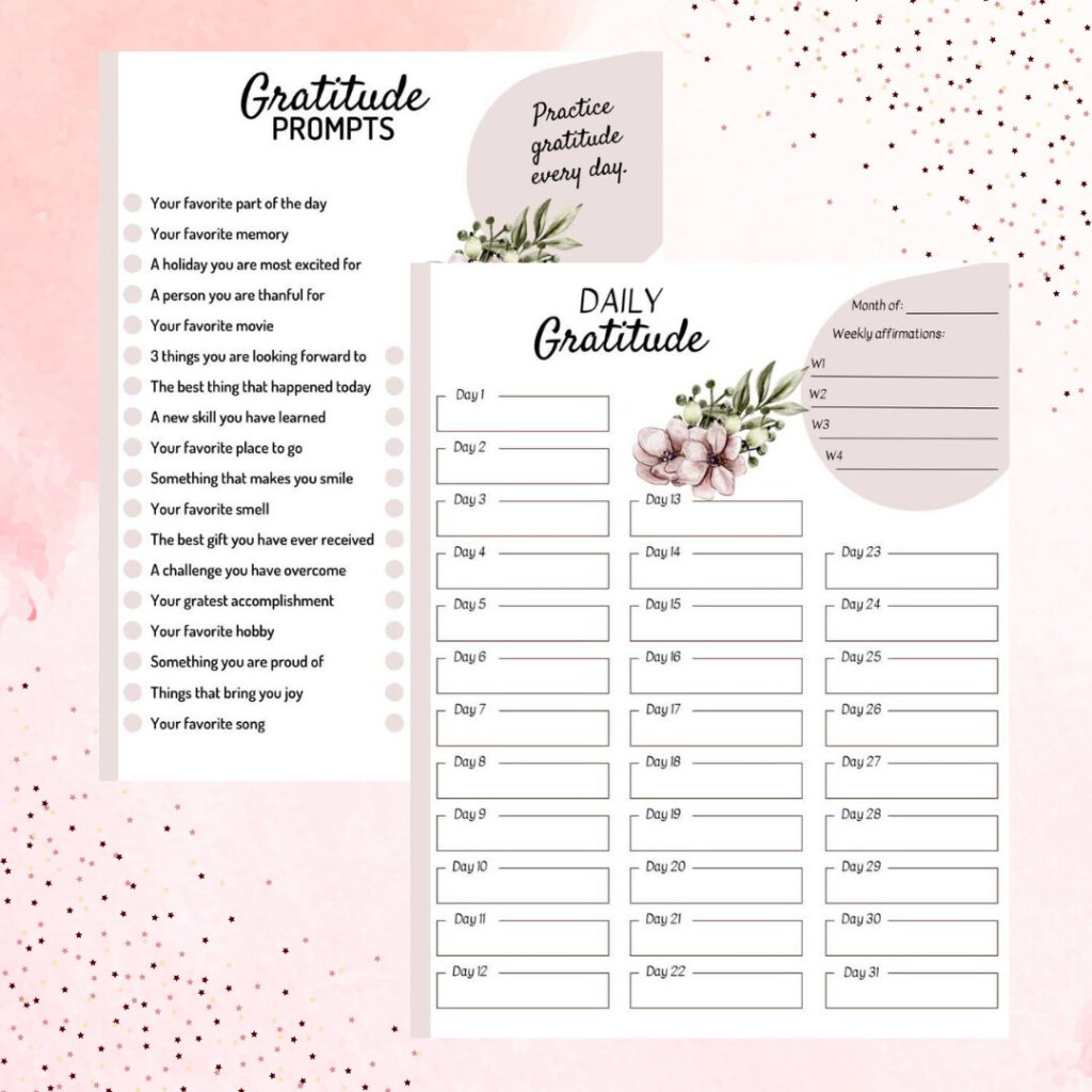 Free Gratitude Journal Printable 13 Thanksgiving Printables 54 OFF