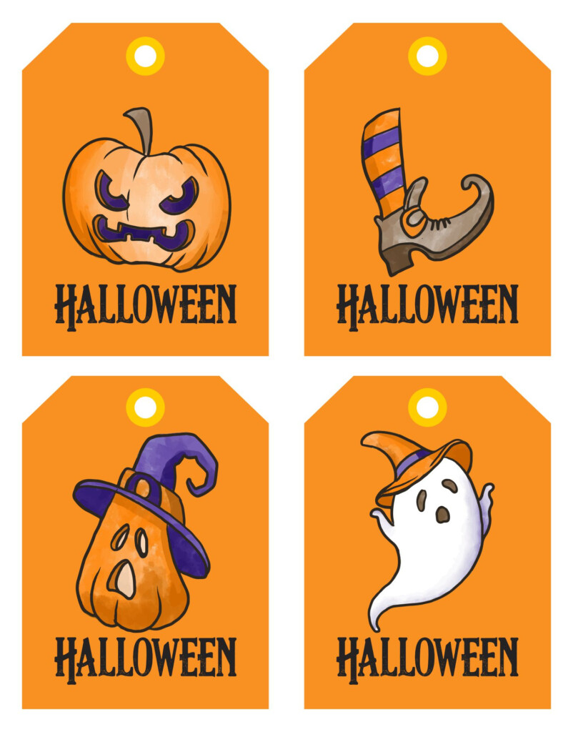 Free Halloween Tag Printables Printable Calendars AT A GLANCE