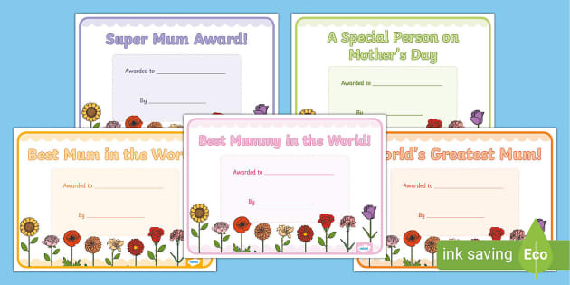 Free Mother S Day Certificates Printable Download Free Mother S Day 
