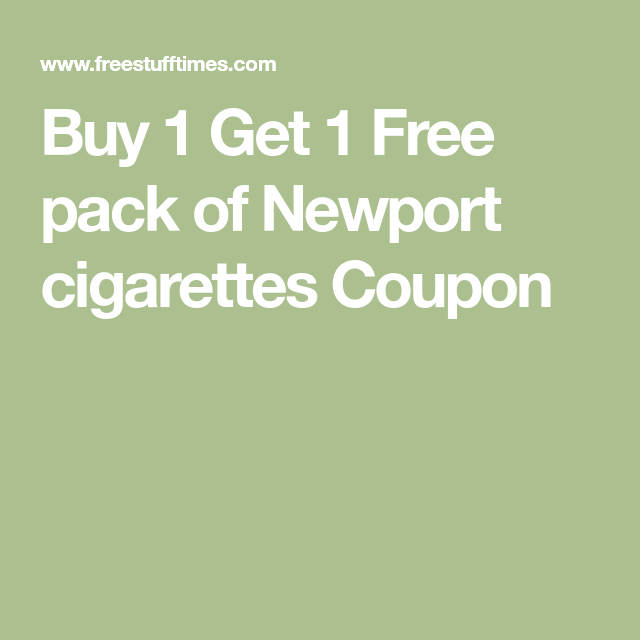 Free Pack Of Cigarettes Printable Coupon David A Swanger