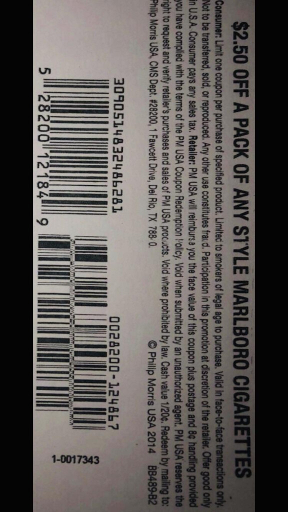 Free Pack Of Cigarettes Printable Coupon Free Printable