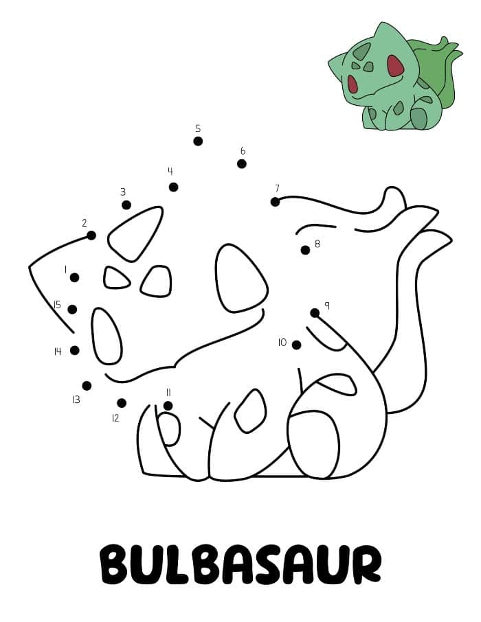 Free Pokemon Dot To Dot Printables Ice Cream N Sticky Fingers