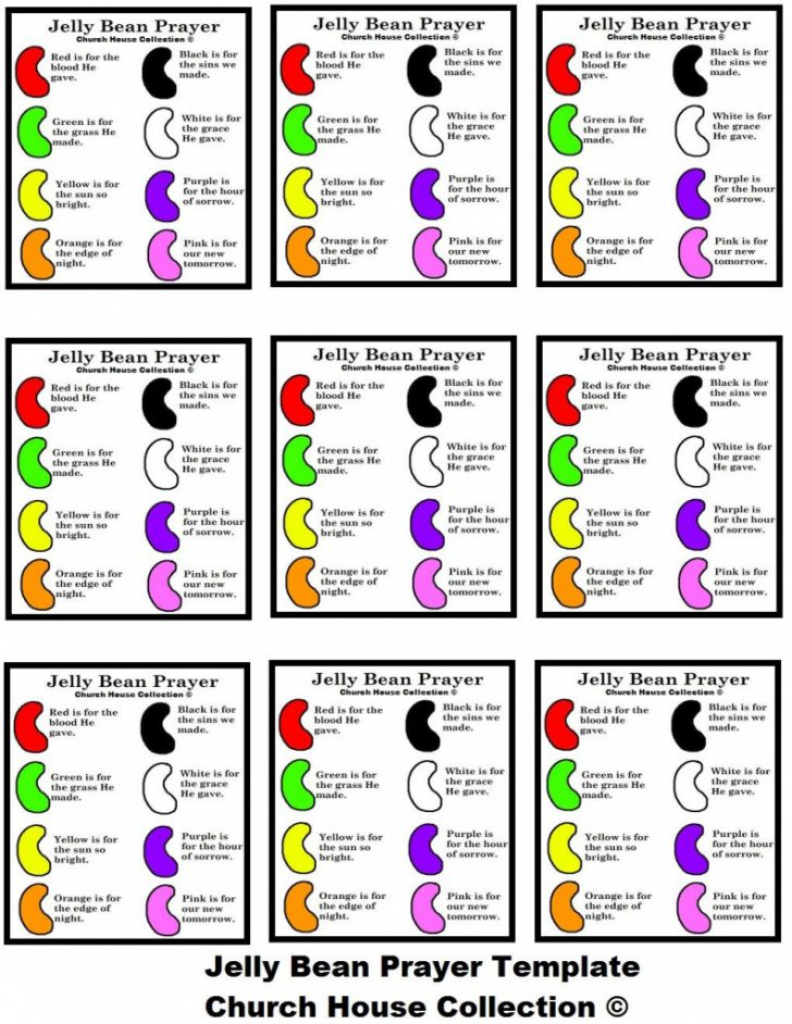 Free Prayer Cards To Print Apples Jelly Bean Prayer Template Jelly 
