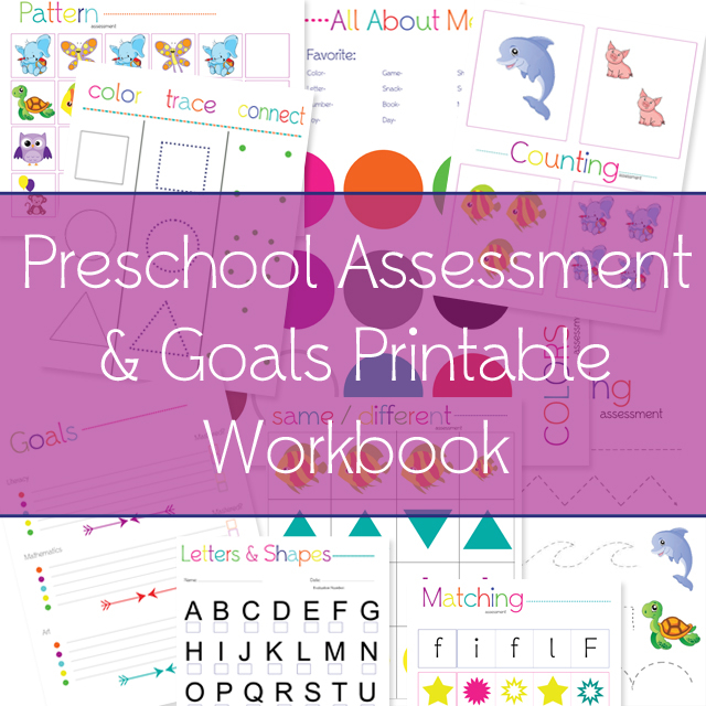 Free Preschool Assessment Printable Workbook