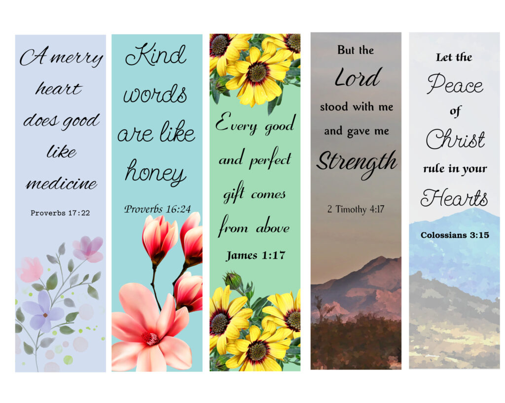 Free Printable Bible Verse Bookmark Printable Eternal Bible