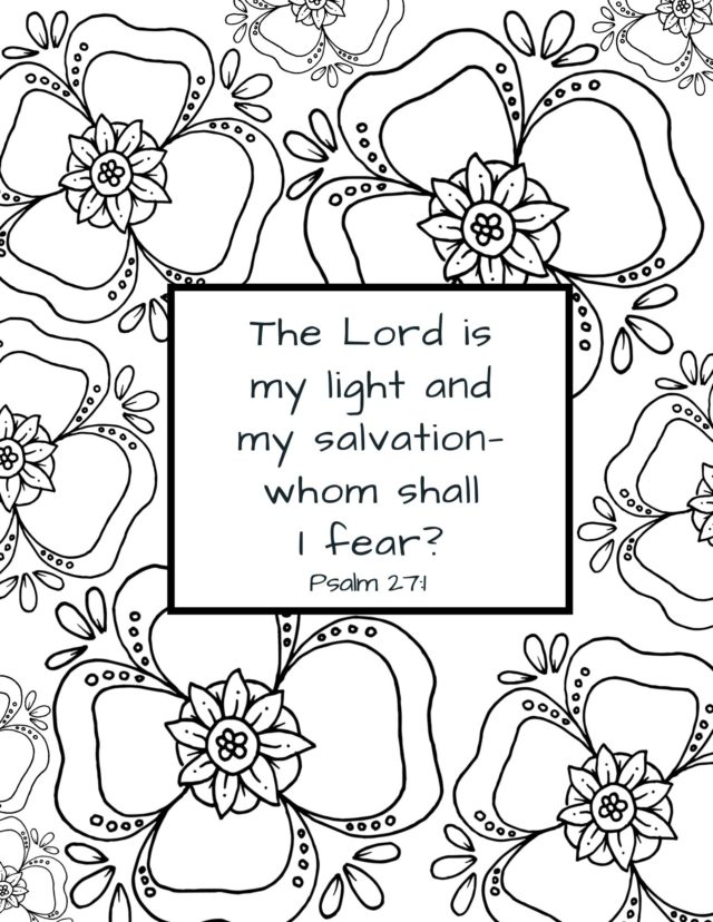 Free Printable Bible Verse Coloring Pages Artofit