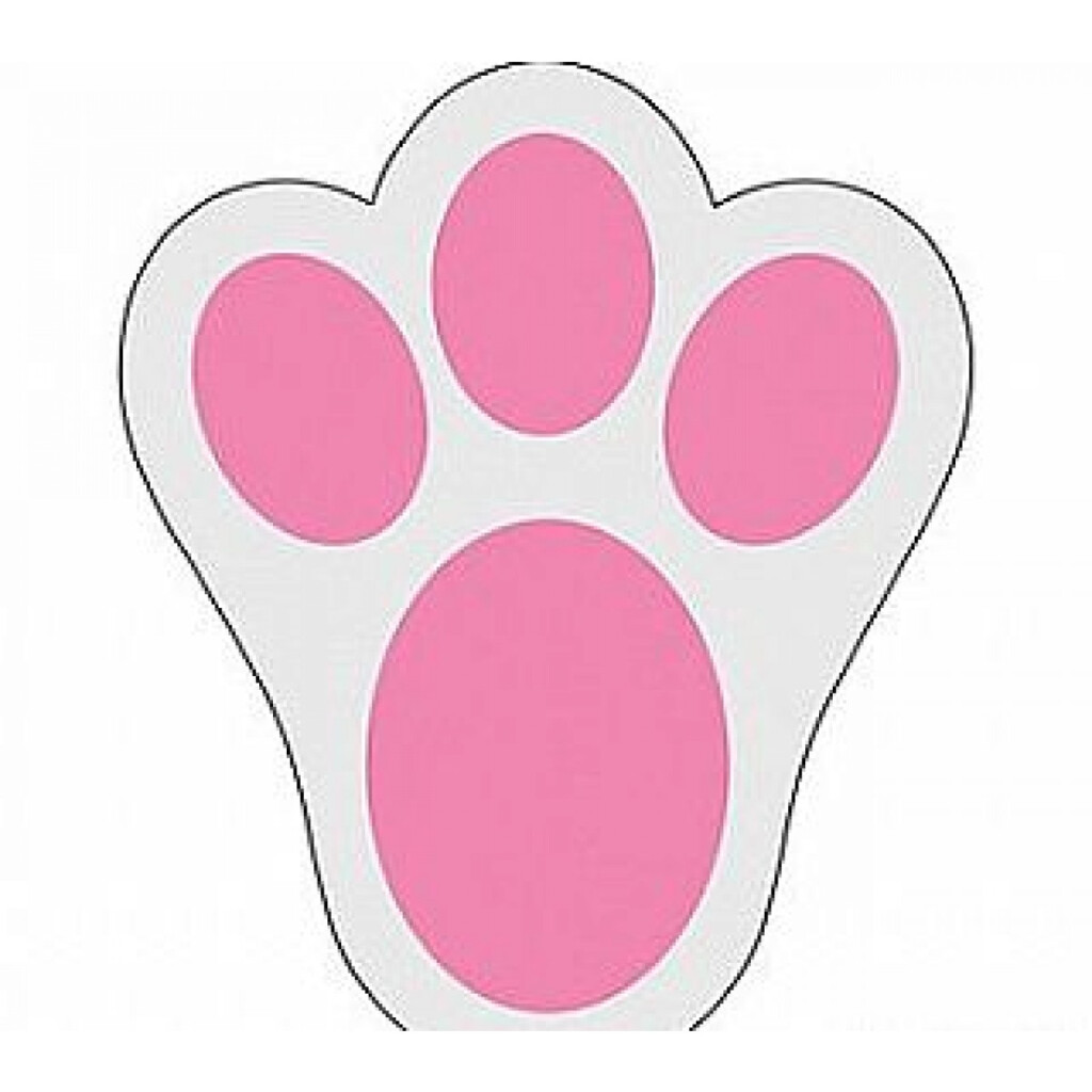 Free Printable Bunny Feet Template Printables Template Free