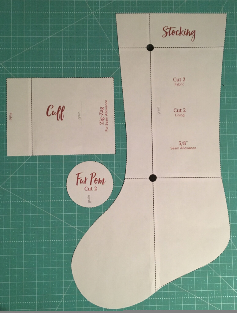 Free Printable Christmas Stocking Pattern FreePrintableTM