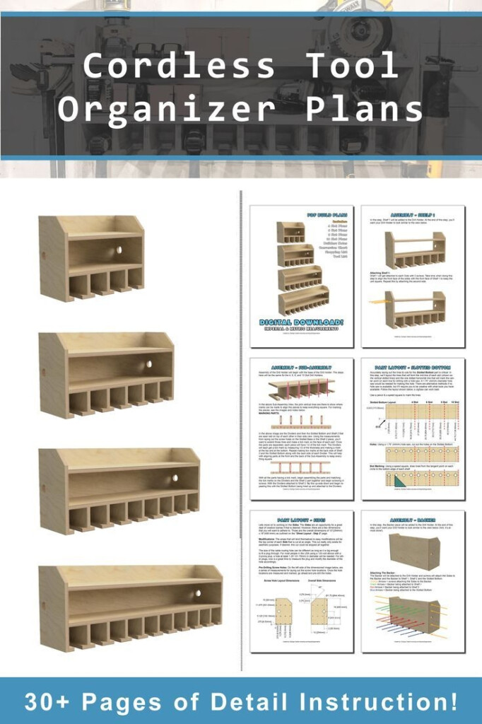 Free Printable Cordless Drill Charging Station Plans Pdf Free 